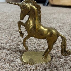 Vintage Brass Unicorn